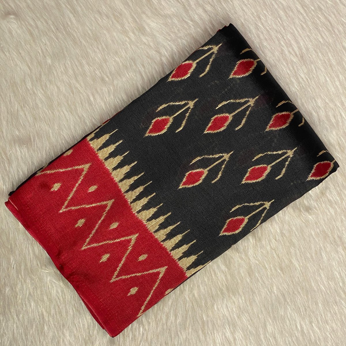 Vimala Malgudi Silk Saree in Black