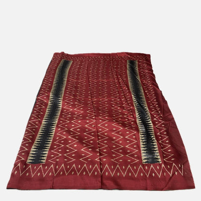 Vimala Malgudi Silk Saree in Black