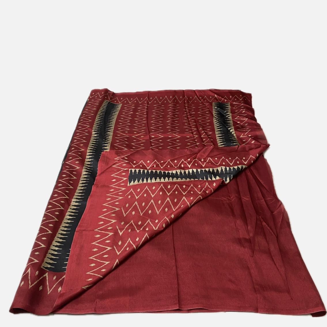 Vimala Malgudi Silk Saree in Black