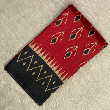 Vimala Malgudi Silk Saree in Red