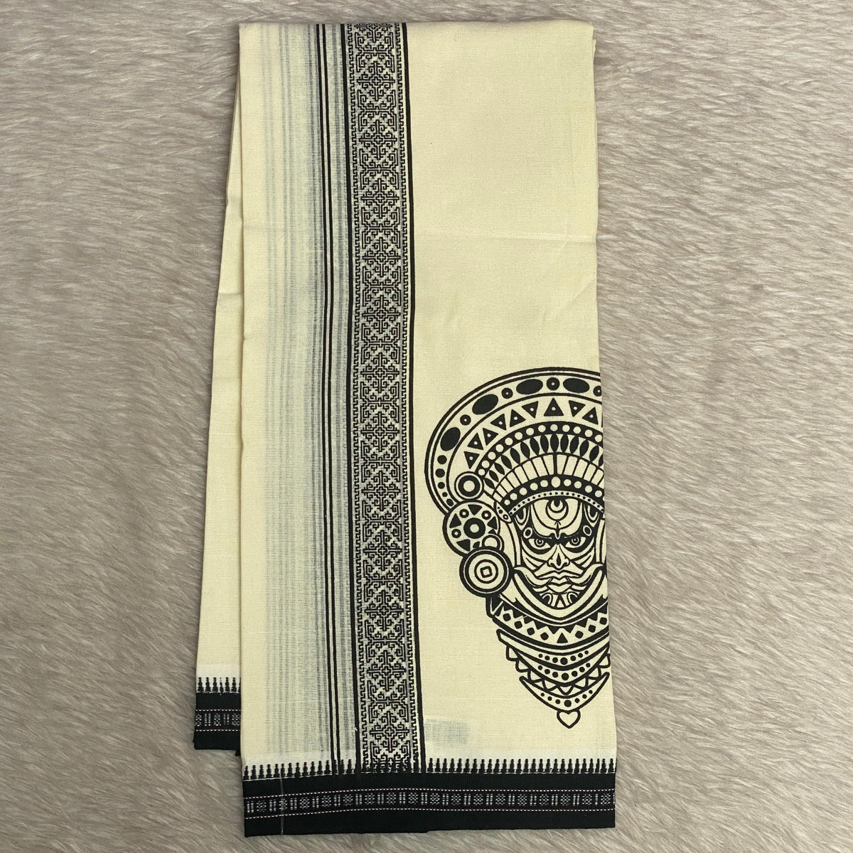 Theyyam kara White Dhoti