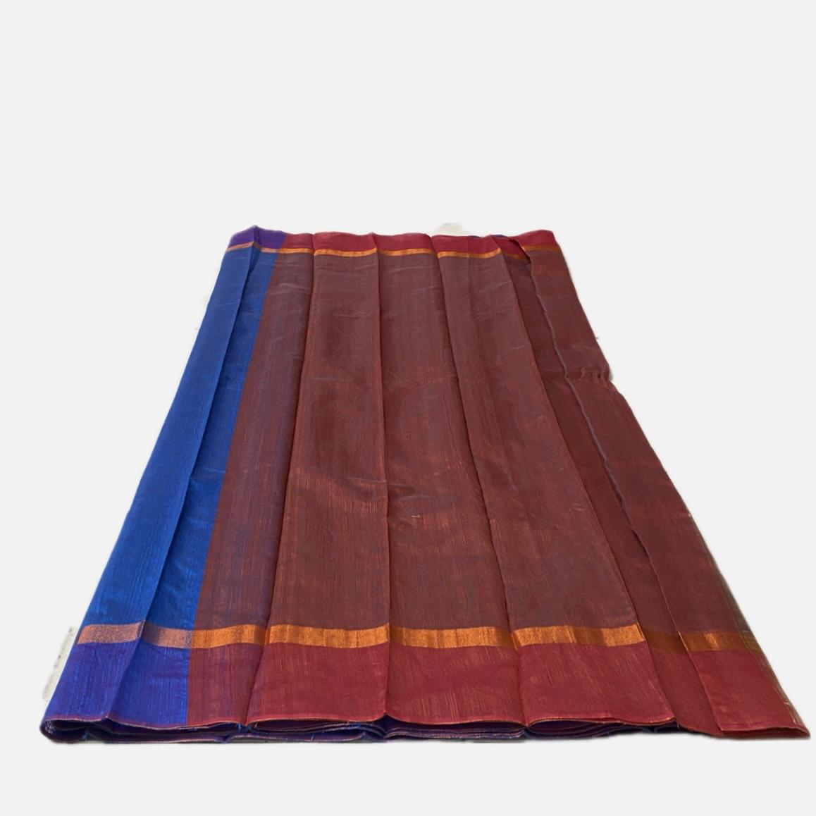 Cotton Saree in Blue