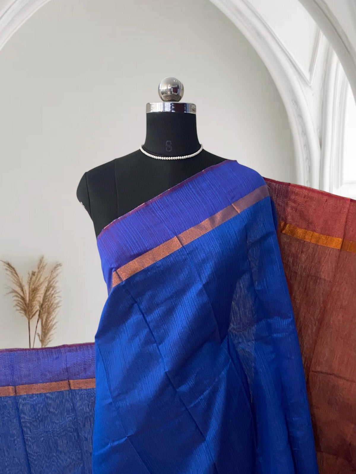Cotton Saree in Blue