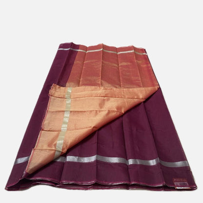Cotton Saree in Maroon