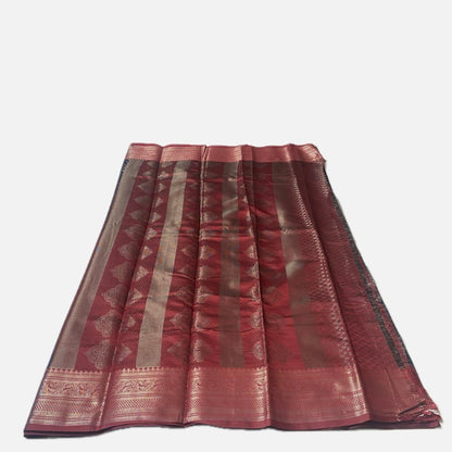Semi Silk Saree in Blue (Wedding Collection)