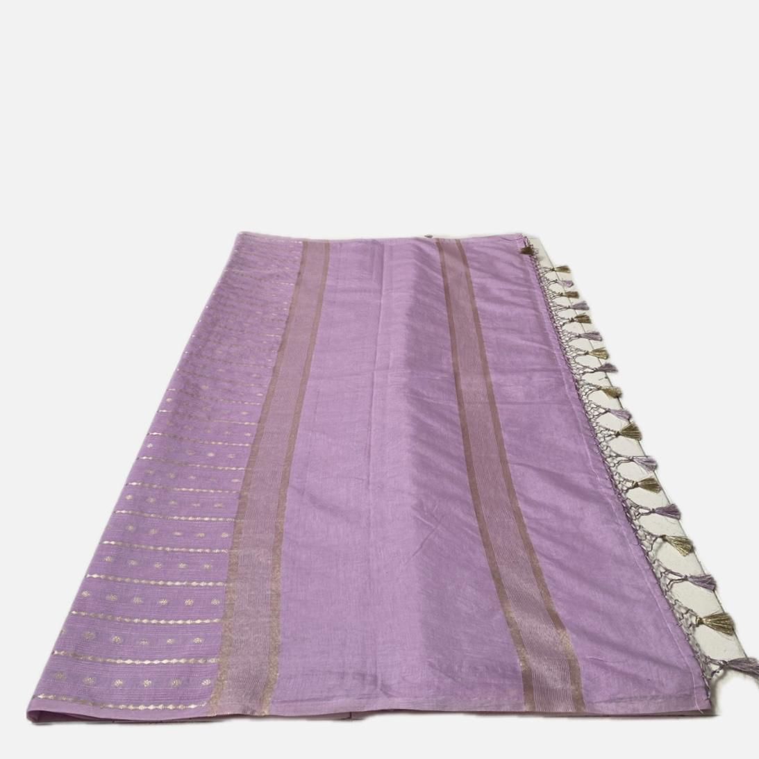 ✨Kannaki Banarasi Silk Golden Butti Saree Pink ✨
