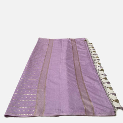 ✨Kannaki Banarasi Silk Golden Butti Saree Pink ✨