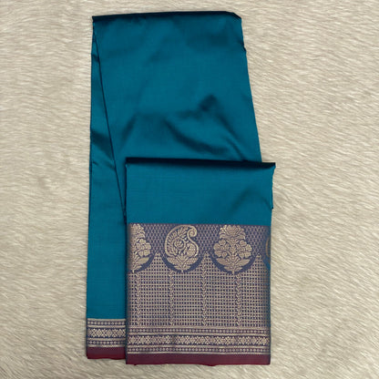 Semi Silk Saree in Blue