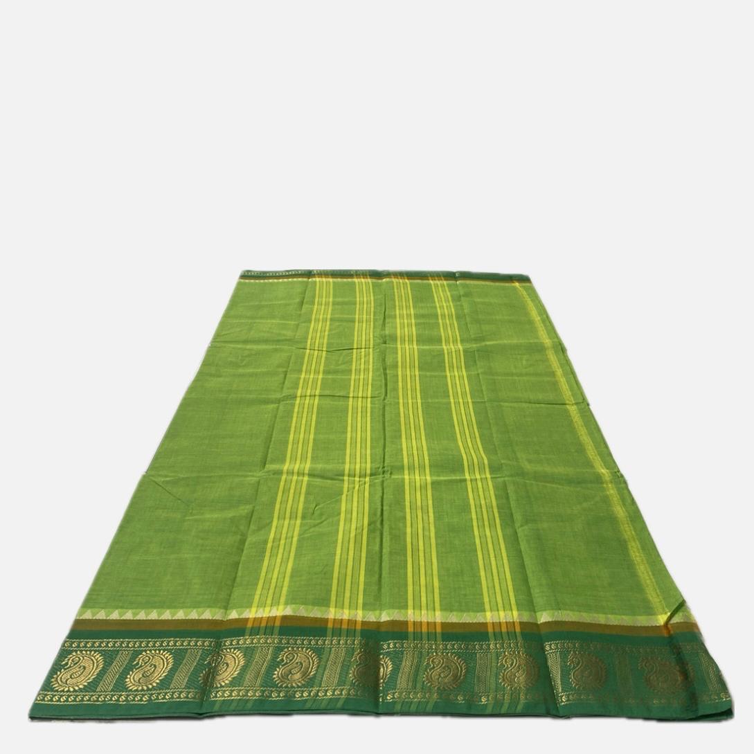 Cotton Saree in Green
