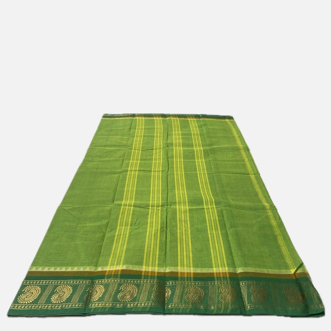Cotton Saree in Green