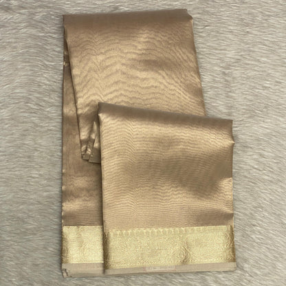 Tissue Lightweight Saree Golden