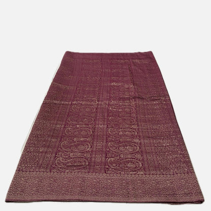 Smrithy Viscose Georgette Saree with Floral design Purple
