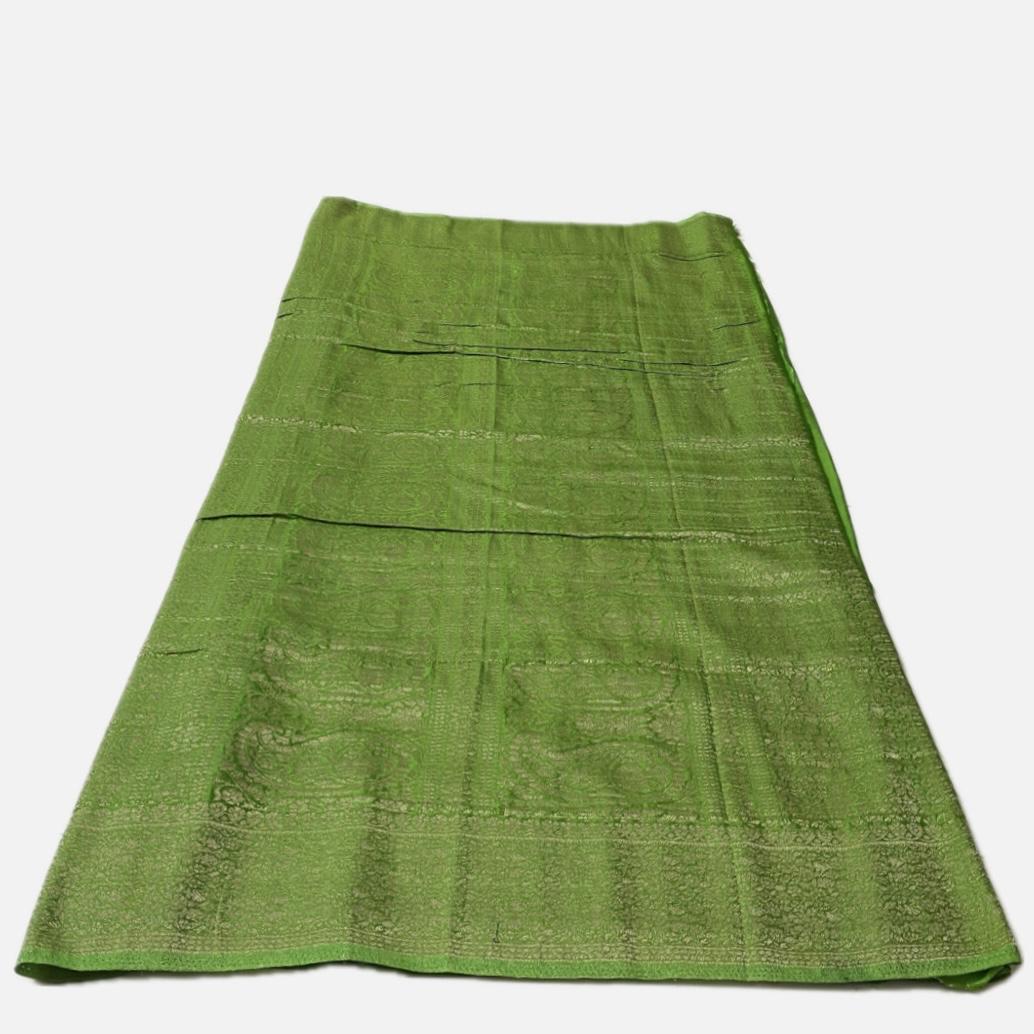 Smrithy Viscose Georgette Saree with Floral design Green