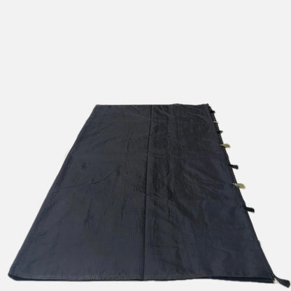 Cotton Chanderi in Plain Black