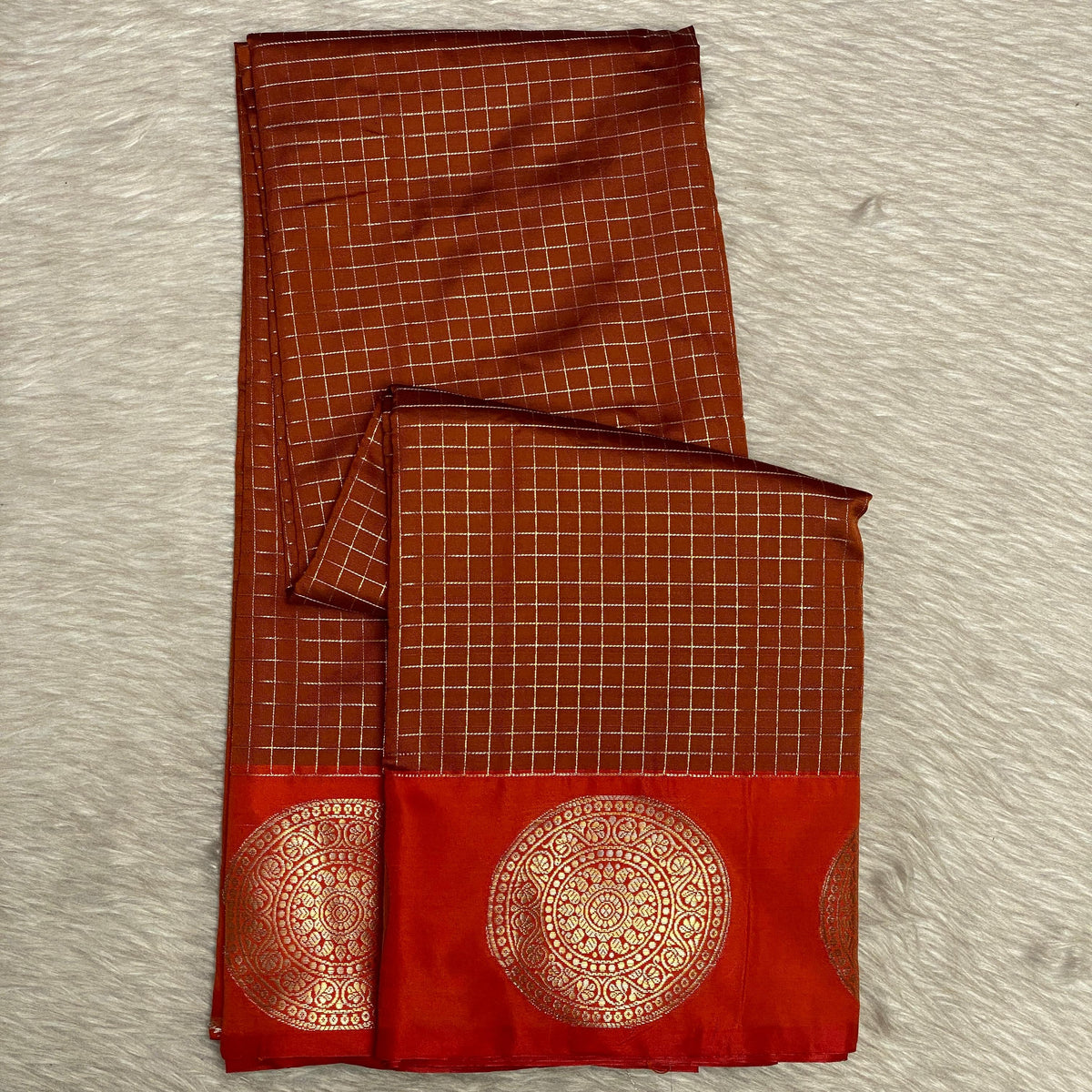 Laya Semi Soft Silk Wedding Collection Orange