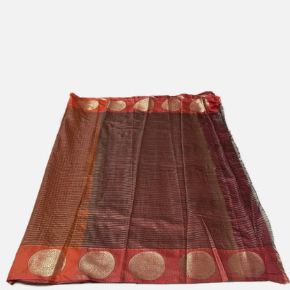 Laya Semi Soft Silk Wedding Collection Orange