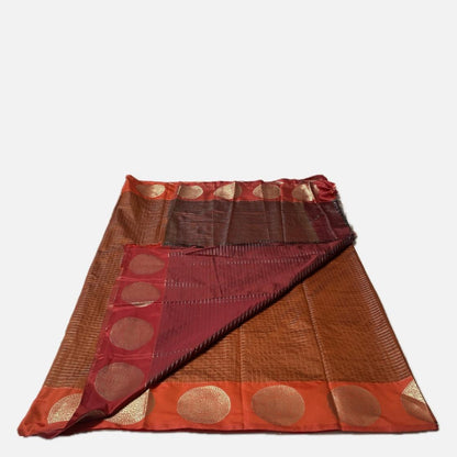 Laya Semi Soft Silk Wedding Collection Orange