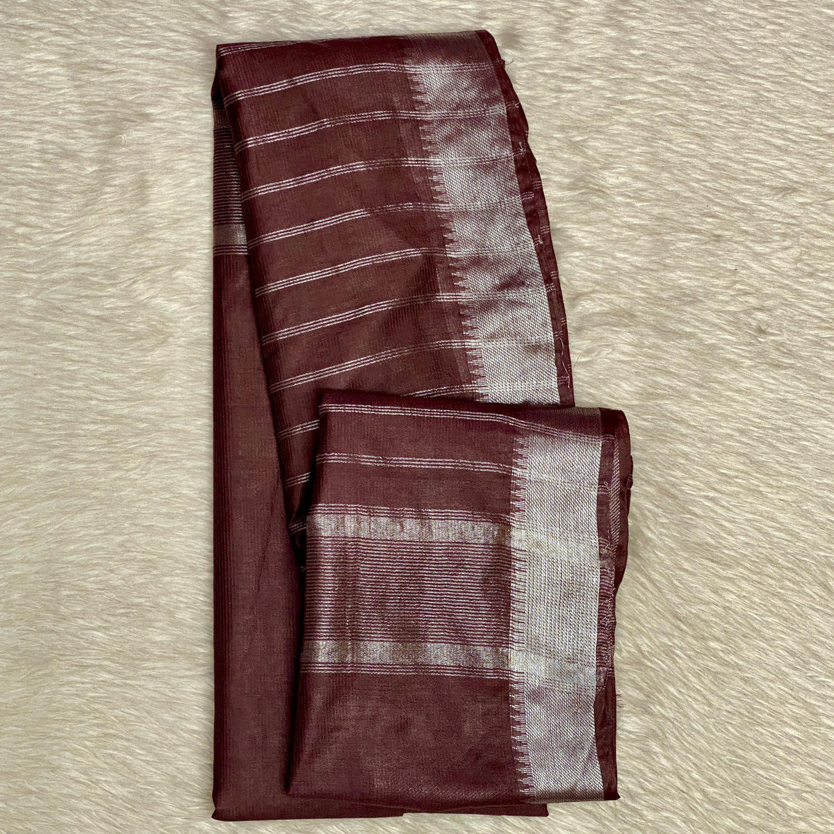Rambha Semi Silk Saree in Maroon