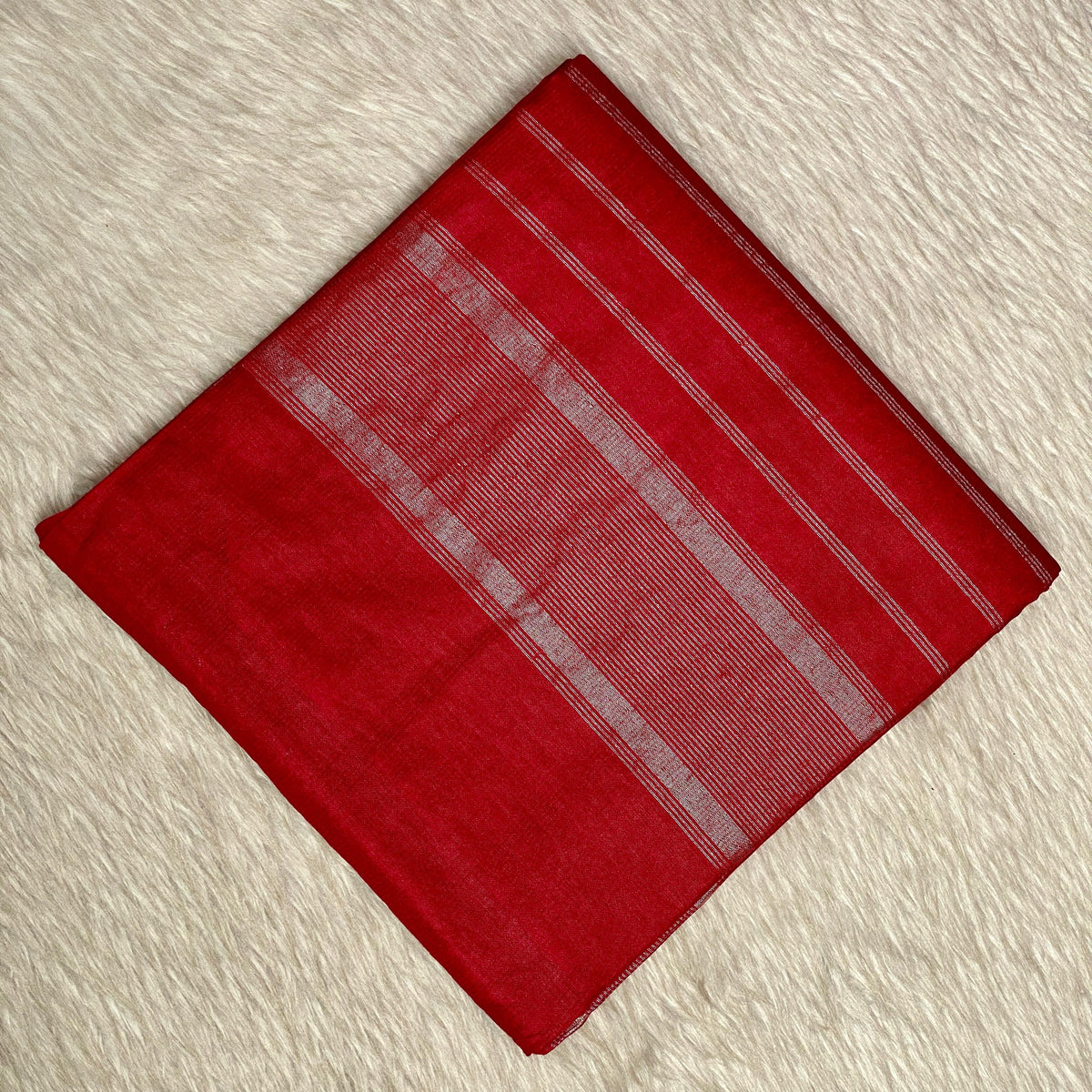 Rambha Semi Silk Saree in Red