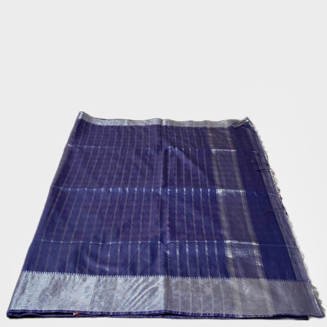 Rambha Semi Silk Saree in Blue