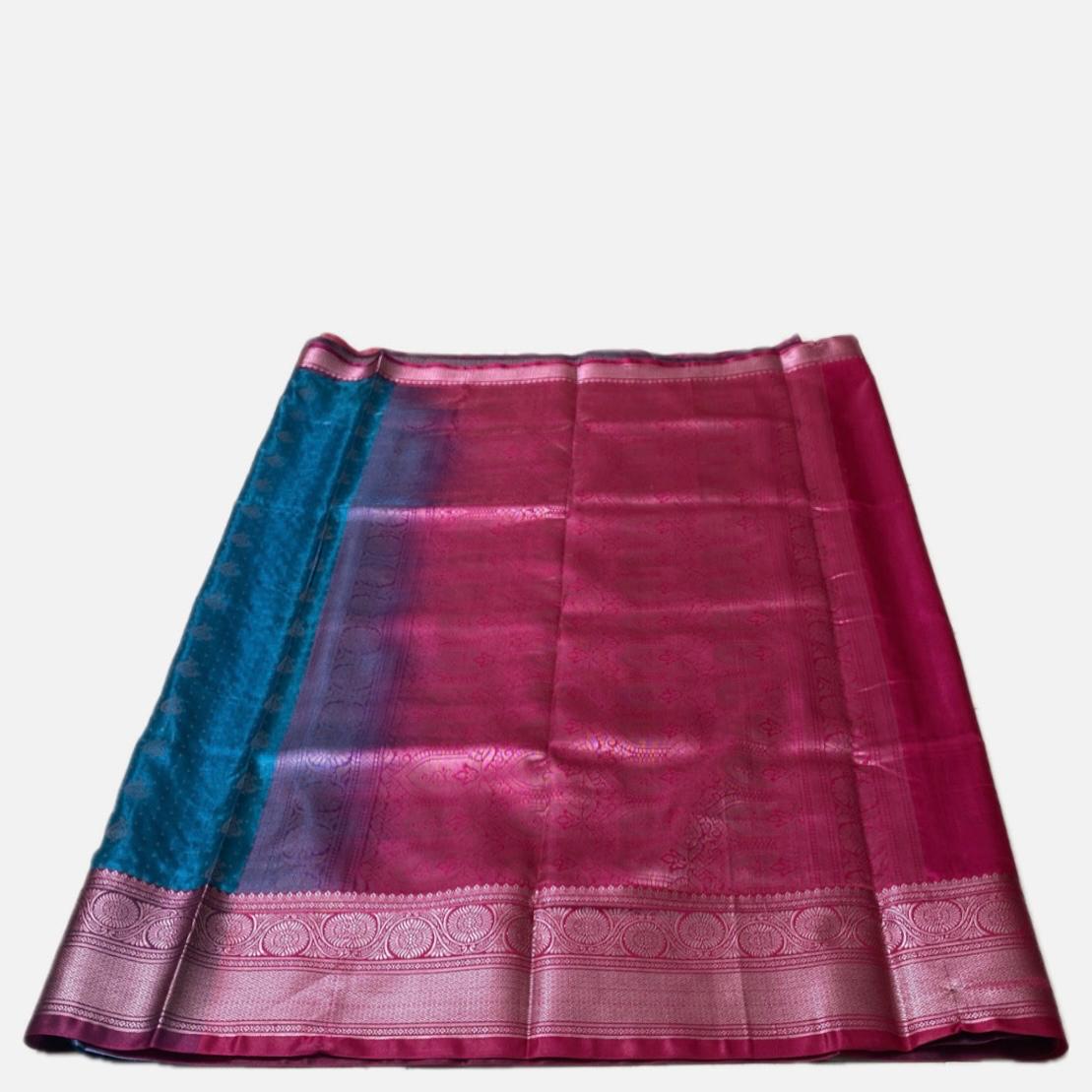 Semi Soft Silk in Blue