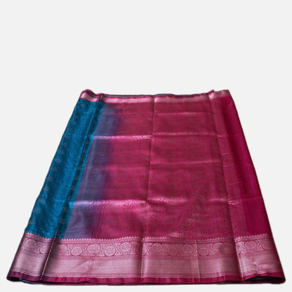 Semi Soft Silk in Blue