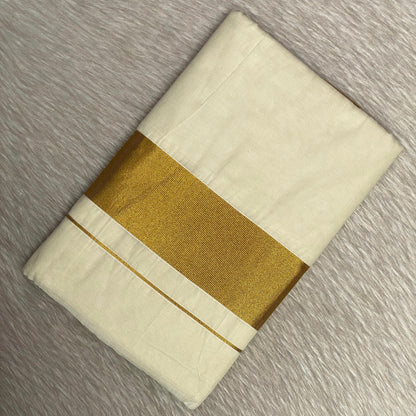 Cotton Kerala Saree with Golden Border (Copy)