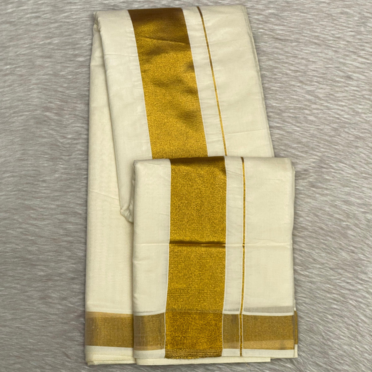 Cotton Kerala Saree with Golden Border (Copy)