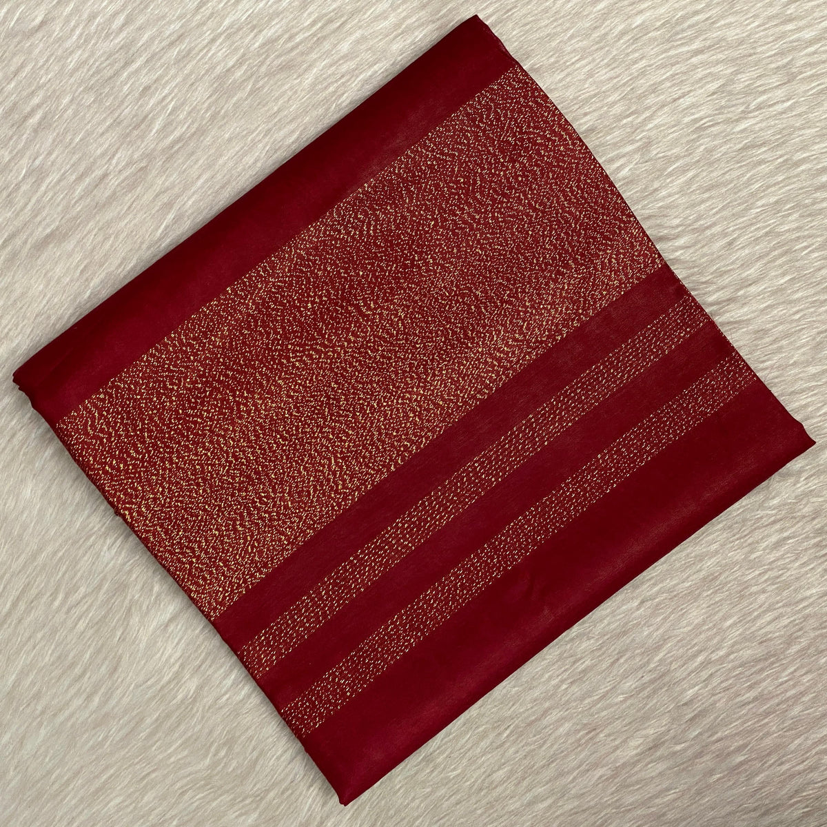 Semi Tussar Silk Saree in Maroon