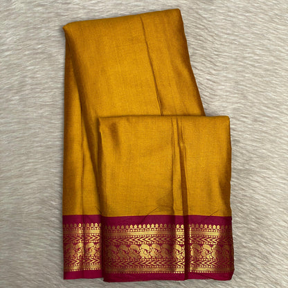 Kalki Pattu Saree in Yellow