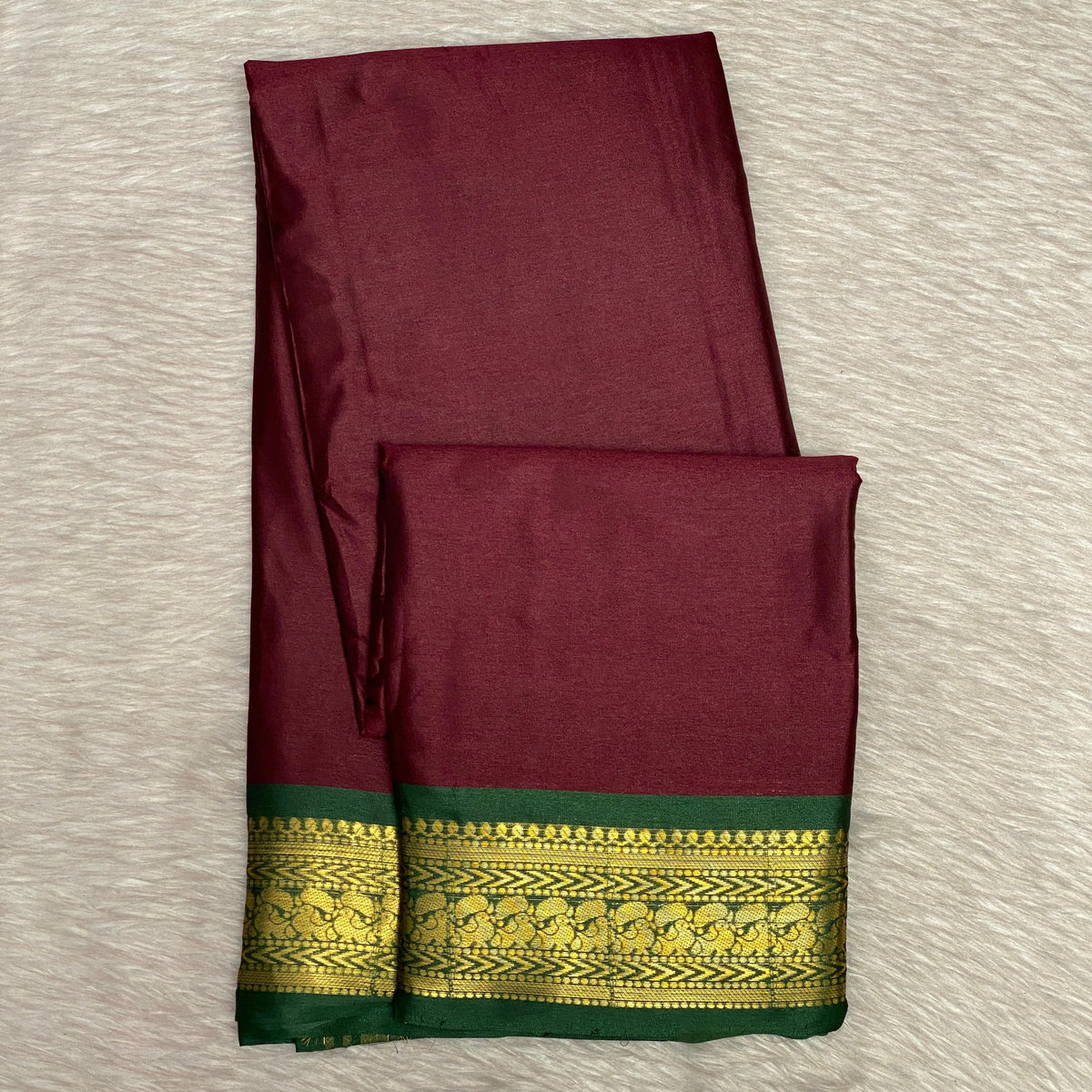 Kalki Pattu Saree in Maroon