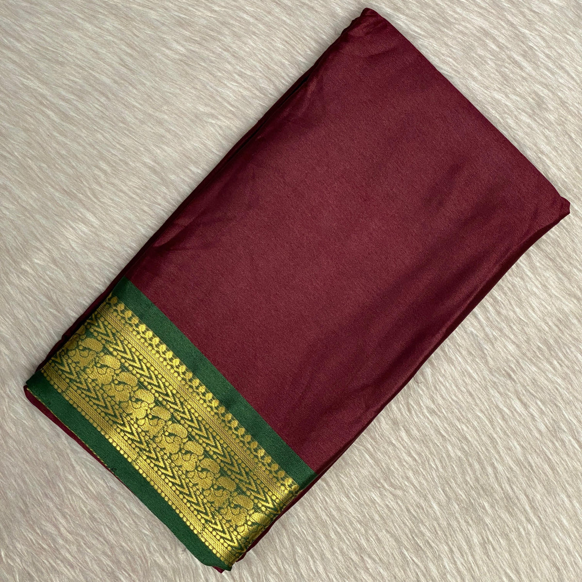 Kalki Pattu Saree in Maroon