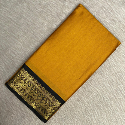 Kalki Pattu Saree in Yellow