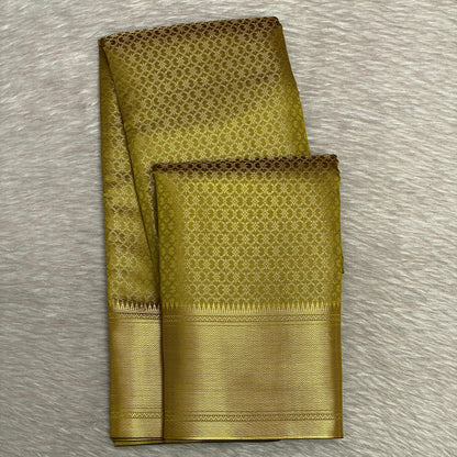Thrisha wedding Silk Saree in Green