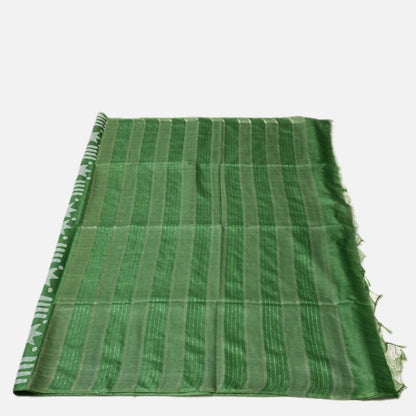 Kajal Rose Silk Saree in Green