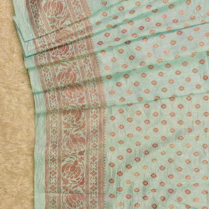 Leela Kashmiri Silk Saree Dress Code Sky Blue