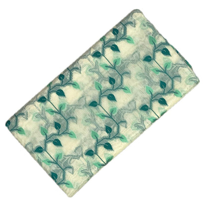 Ithal Chanderi Silk Flora Collection Saree Green