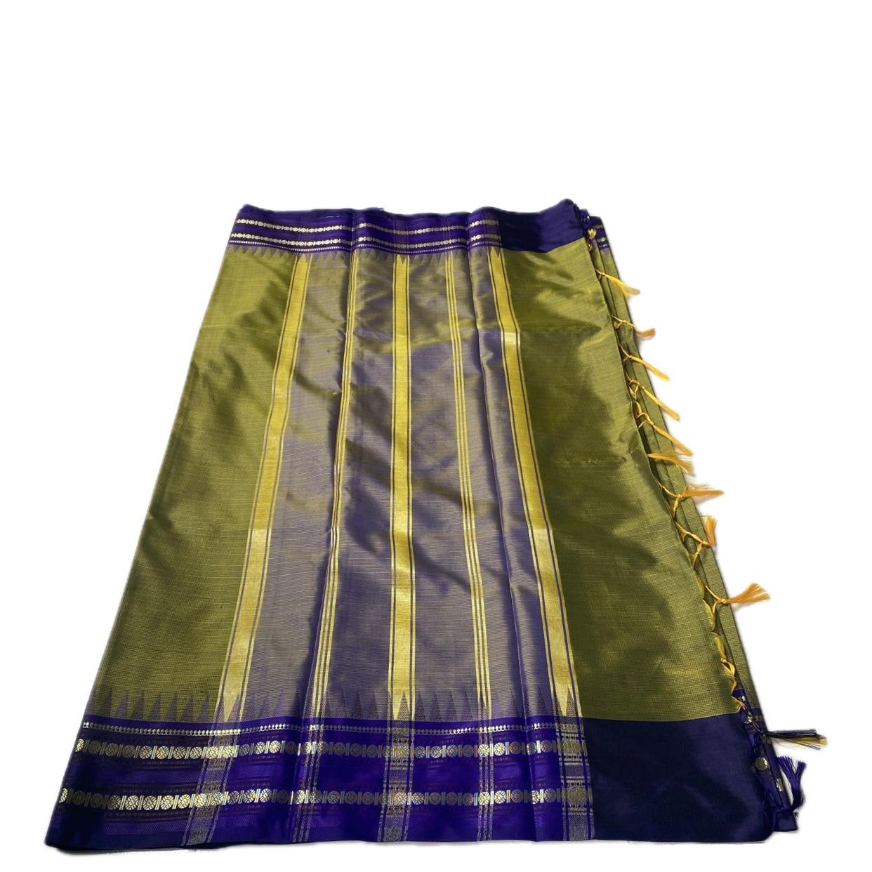 Sisira Semi Soft Silk Saree with Contrast Border (Dress Code)