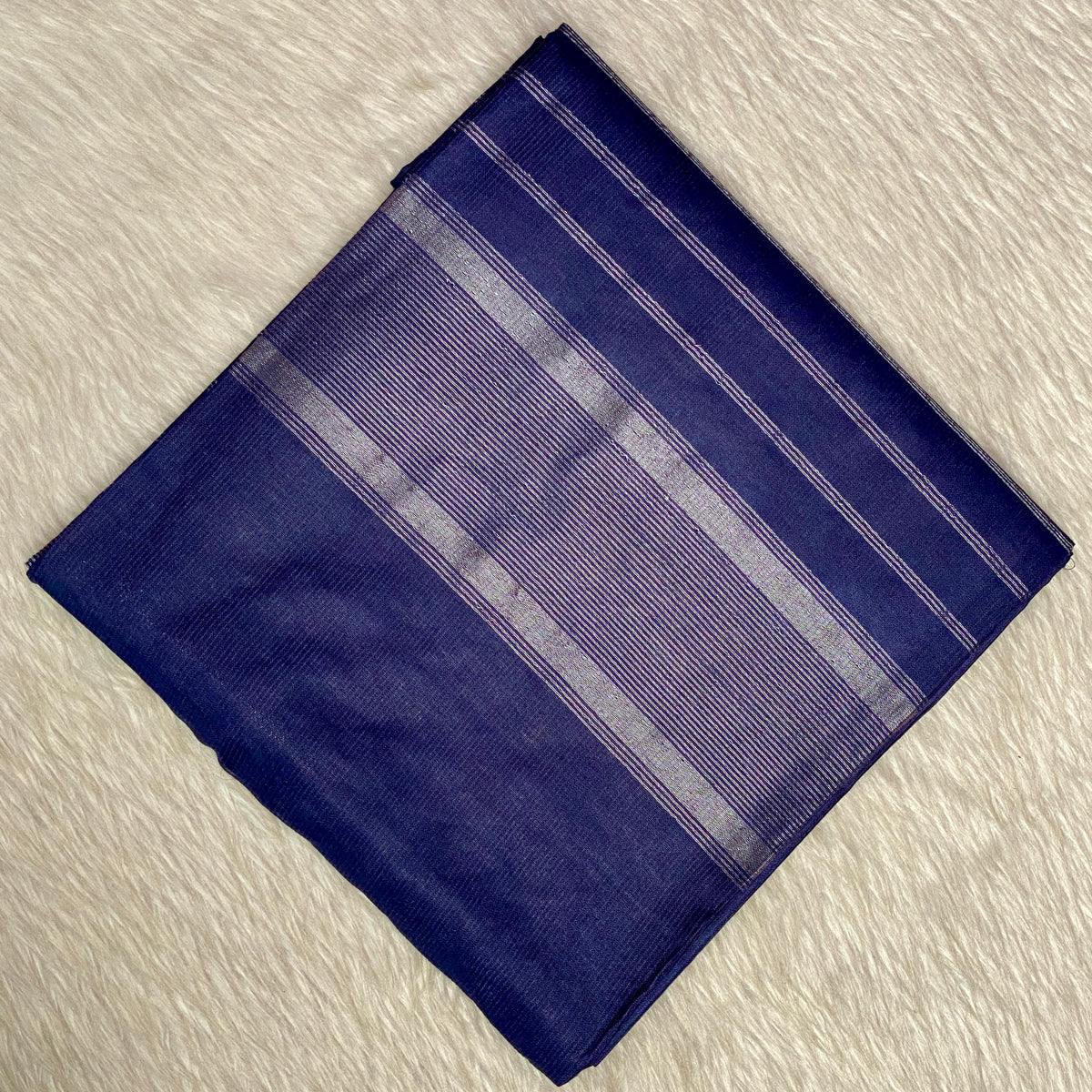 Rambha Semi Silk Saree in Blue