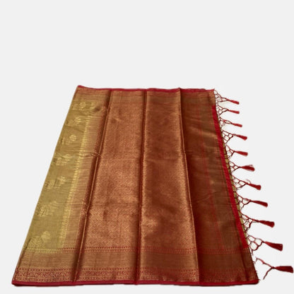 Banarasi Saree in Golden
