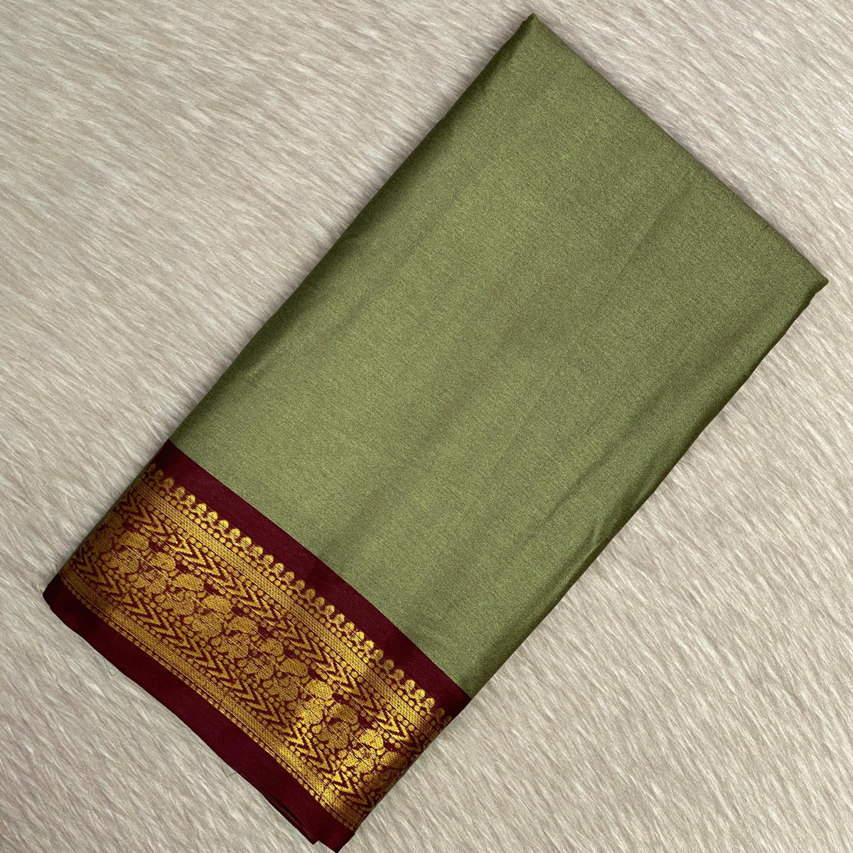 Kalki Pattu Saree in Pastel Green