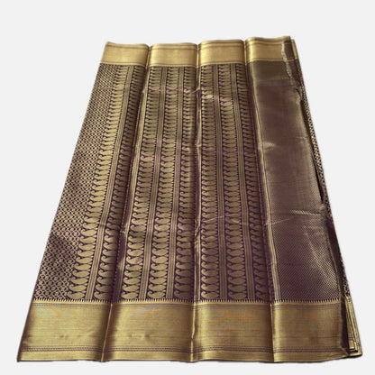 Thrisha wedding Silk Saree in Violet