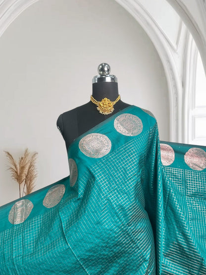 Semi Soft Silk Wedding Collection Green