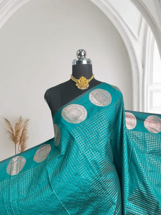 Semi Soft Silk Wedding Collection Green