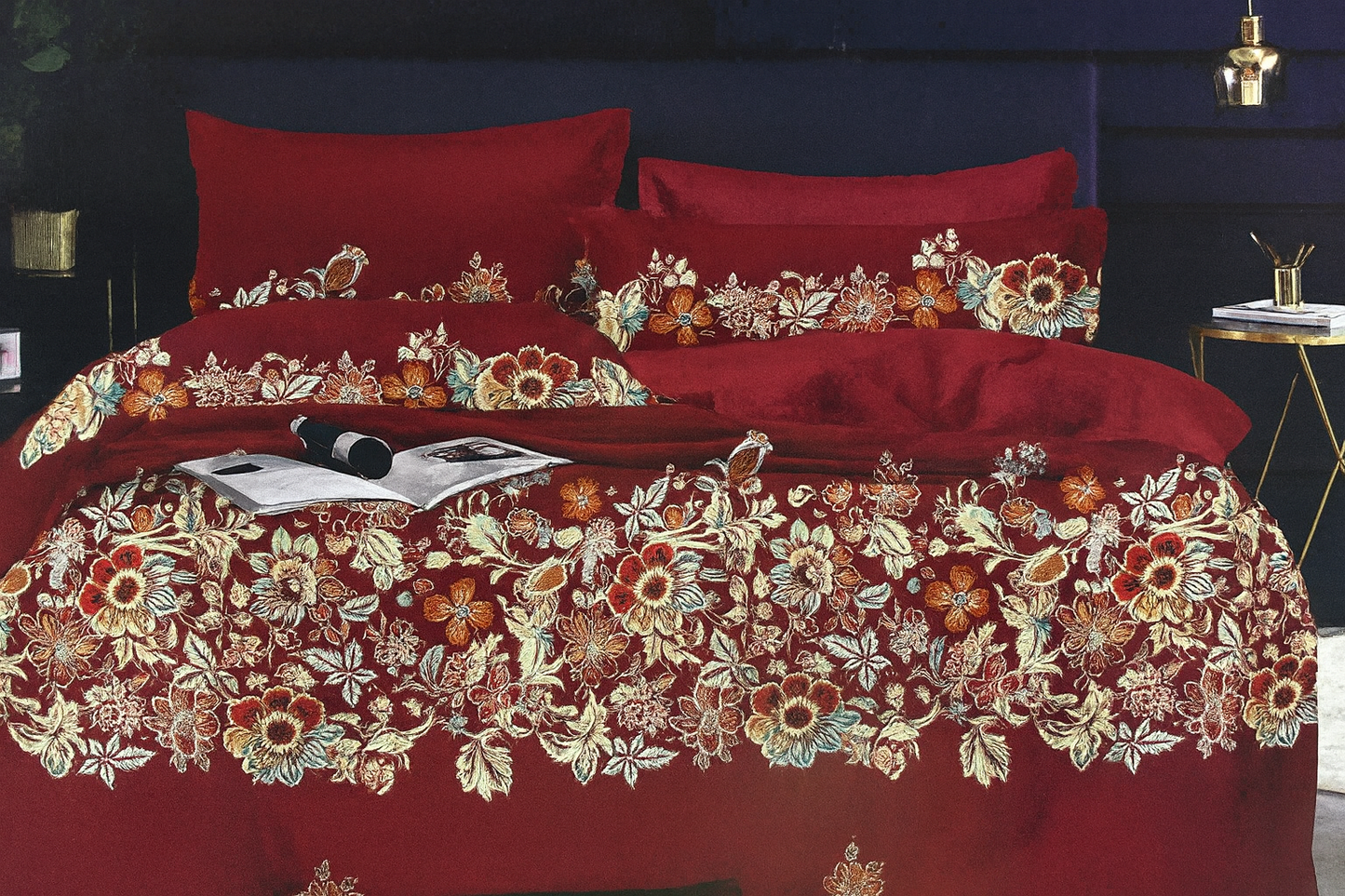 King Sized Bedsheets with Floral Prints