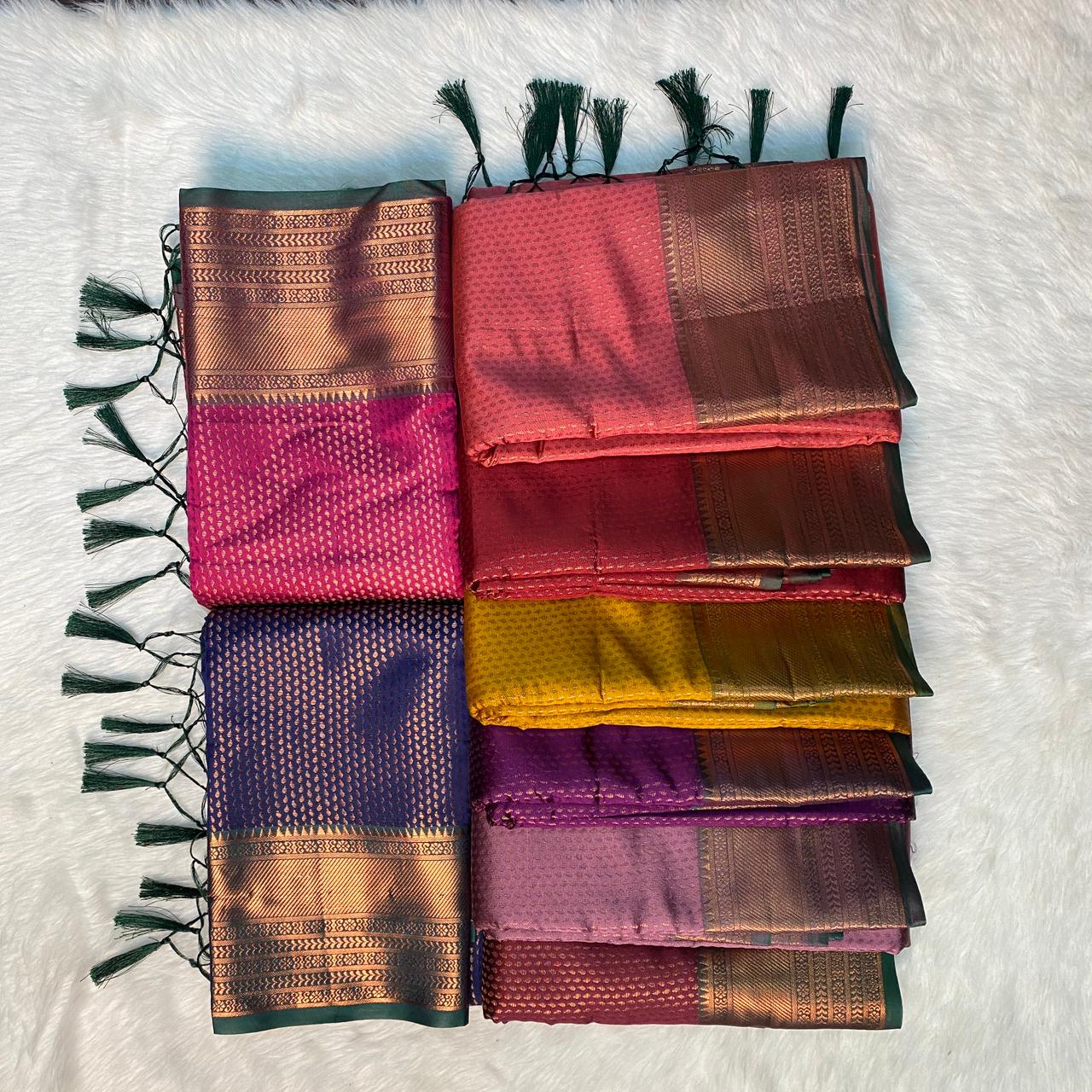 Saheli Collections Soft Silk Yellow