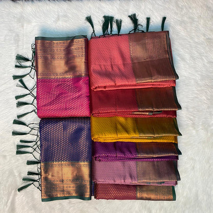 Saheli Collections Soft Silk Yellow