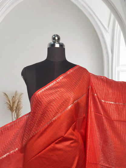 Semi Tussar Silk Saree