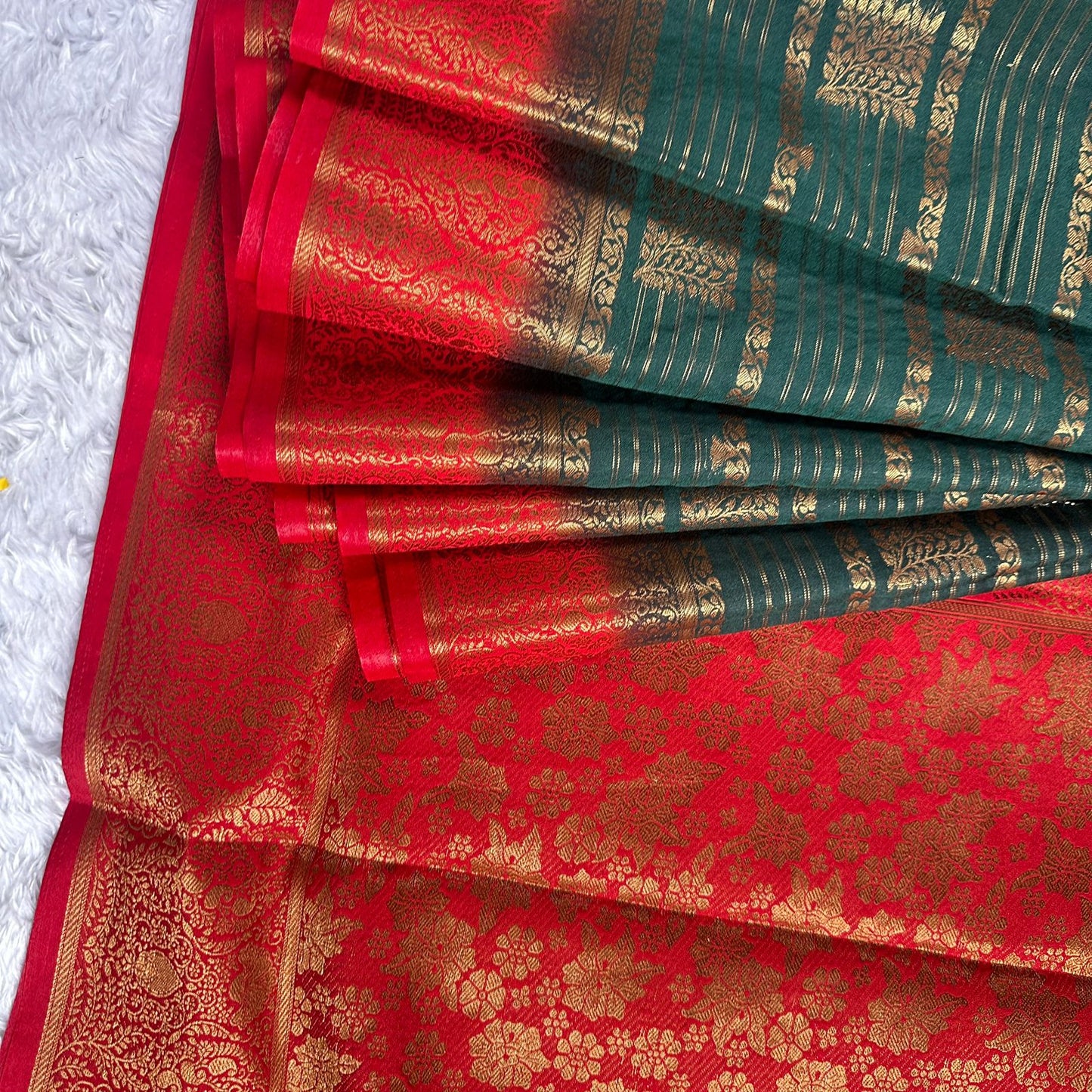 Royal Look Semi Silk Wedding Collections Green