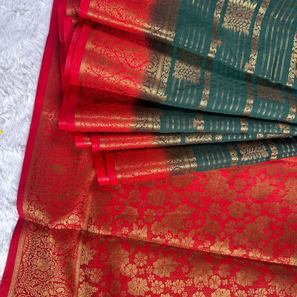 Royal Look Semi Silk Wedding Collections Green